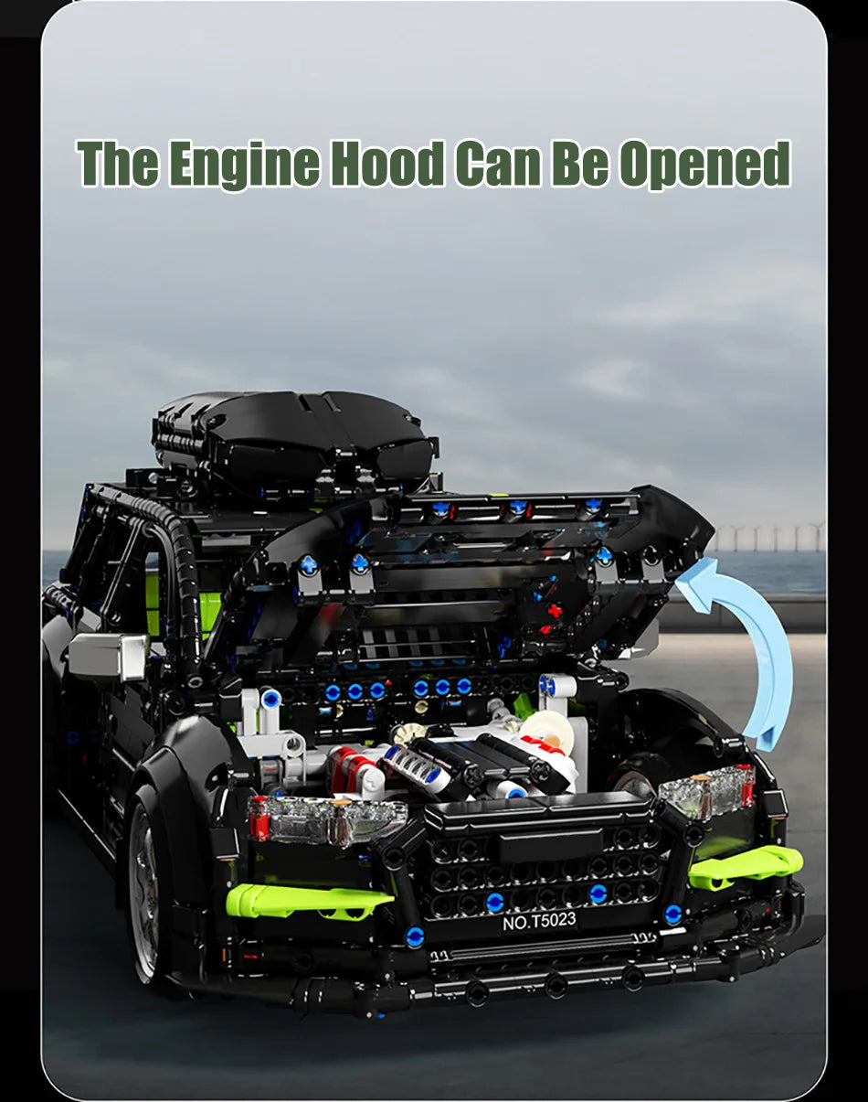 Audi RS6 High-Tech Blocos 2896 Peças - Carro Esportivo Premium | Blockz