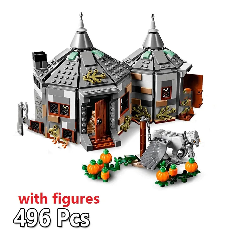 Cabana do Hagrid Blocos 520 Peças - Resgate Bicuço Harry Potter | Blockz