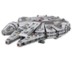 In Stock Falcon Spaceship Bricks Block Toy for Boys Gift for Kids Millennium Model Building Kits for Constructor Legoing 75105