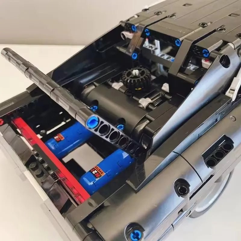 Technical Car Dodged Charger Racing Car Building Blocks Model Movie Fast And Furious Famous Vehicle 42111 Bricks Boy Toys Gifts