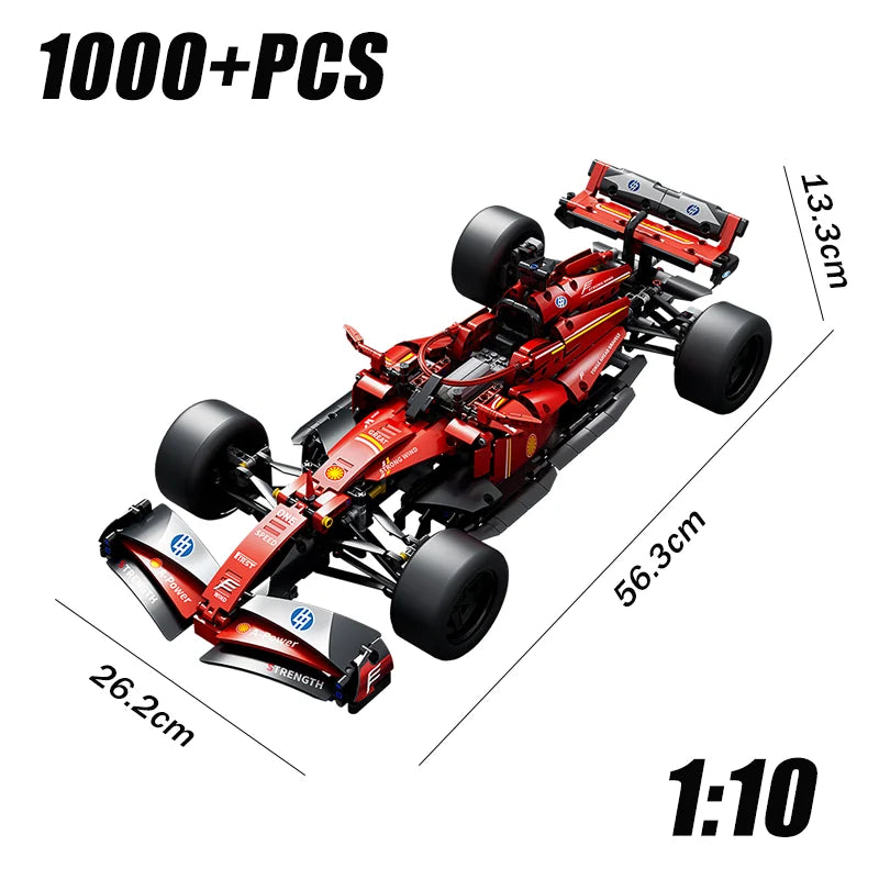 Carro de Corrida Técnico Blocos 1000 Peças - Modelo Esportivo | Blockz