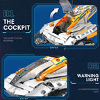 1298pcs City Remote Control Space Explorer Aviation Car Model Toys Building Blocks RC Vehicle Brick Set Toy For Children Gift