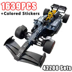 SF-24 RB20 Racing Car Blocos 1361/1639 Peças - Carro F1 Técnico | Blockz