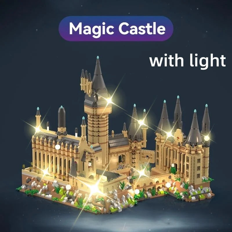 Castelo de Hogwarts Micro Blocos MOC - Arquitetura Mágica | Blockz