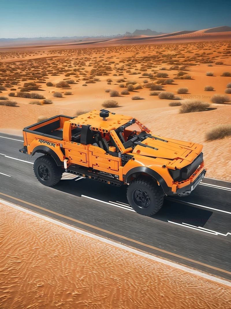 Caminhão Tech 2026 Blocos - Carro de Corrida MOC Criativo | Blockz