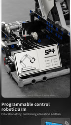 IN STOCK T2007 Technical Programming the Robotic Arm Building Blocks Bricks Assembling Model Toys for Boys Christmas Gifts Sets