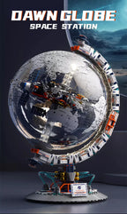 Estação Espacial Globo Transparente Blocos - Tecnologia High Tech | Blockz