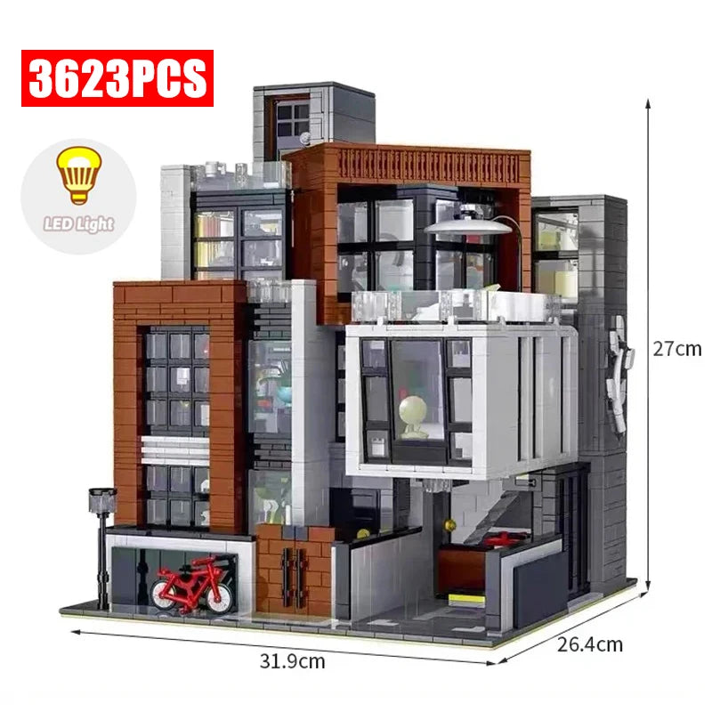 Vilas Modernas Blocos - Casas Estilo Coreano Modular MOC | Blockz