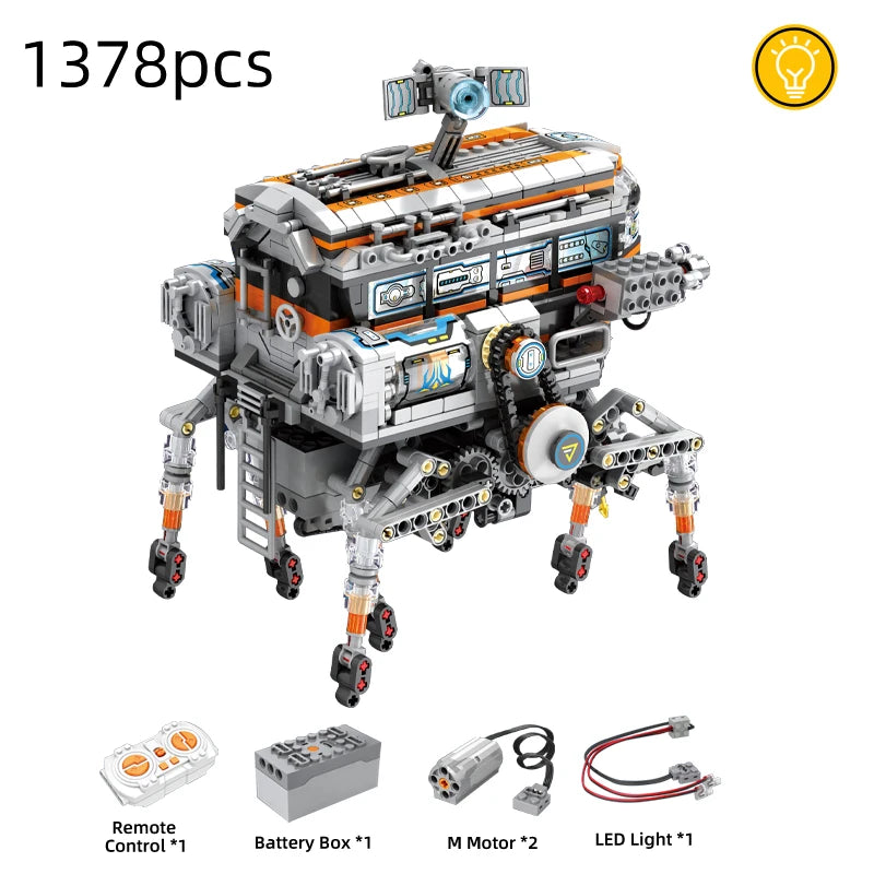1298pcs City Remote Control Space Explorer Aviation Car Model Toys Building Blocks RC Vehicle Brick Set Toy For Children Gift