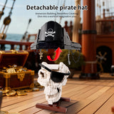 1167PCS Pirate Skull Double-Edged Cutlass Building Blocks Toys Home Decoration Ornaments Assembly Bricks Gifts For Kids Adults