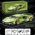 Carro de Corrida Tecnológico Blocos 1280 Peças - Modelo 1:14 | Blockz