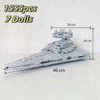 New MOC Cosmic Fighter Spaceship Model Building Blocks Ornament for Children and Boys as a Holiday Gift