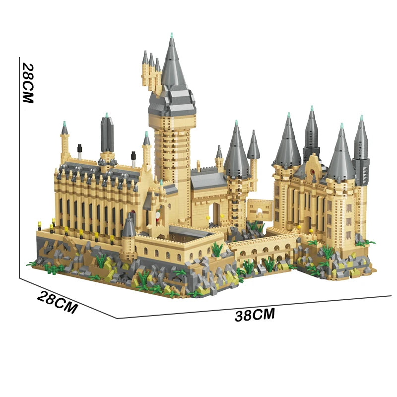Castelo Medieval Mágico Micro Blocos 3.5mm - Harry Potter | Blockz