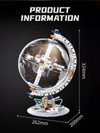 Estação Espacial Globo Transparente Blocos - Tecnologia High Tech | Blockz