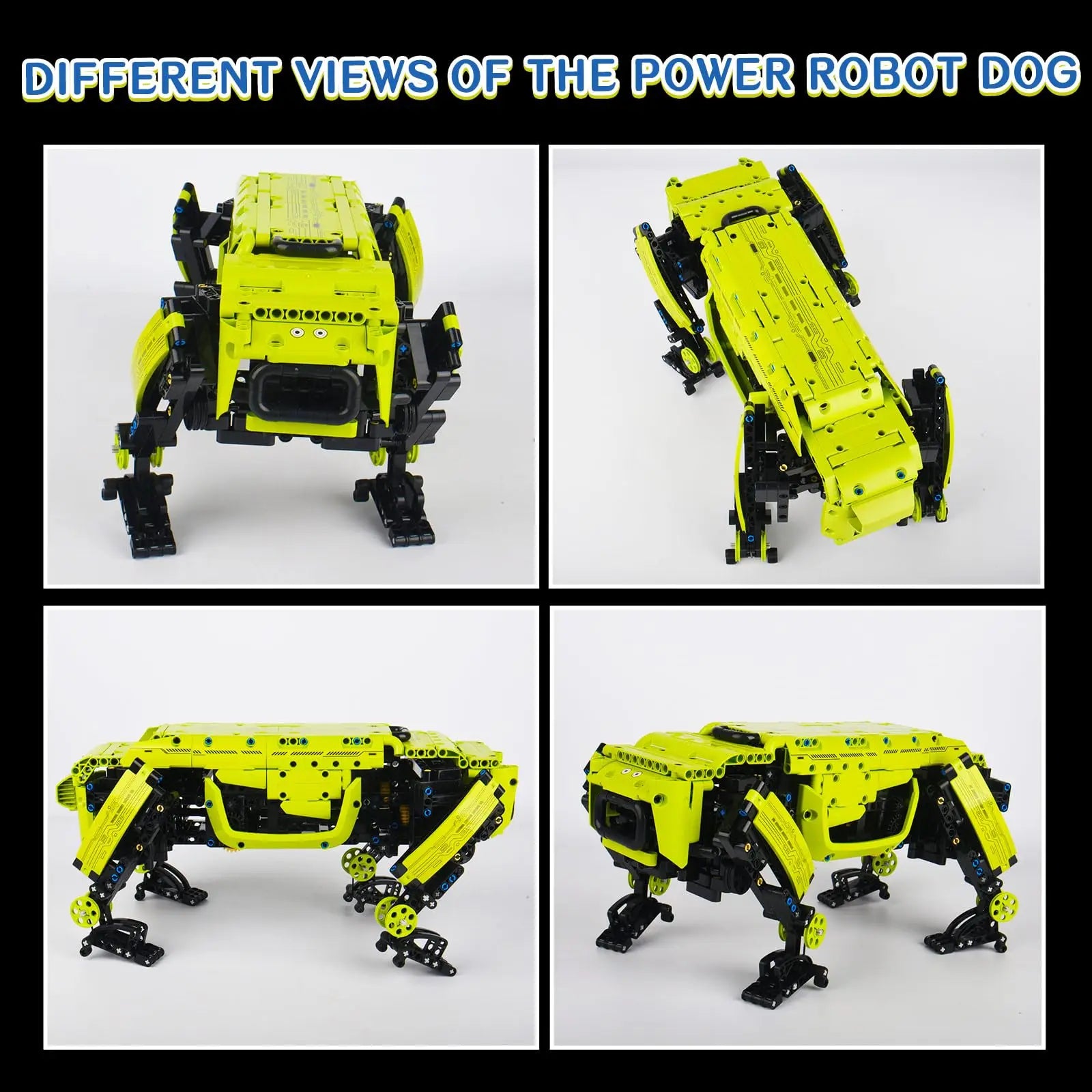 Technical Remote Control Robot Toys Walking Dog Bricks Kit APP Electronic Control Alpha Dog Building Blocks for Adult Boys Gifts