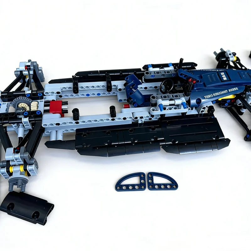 Carro de Corrida Técnico Blocos 1000 Peças - Modelo Esportivo | Blockz