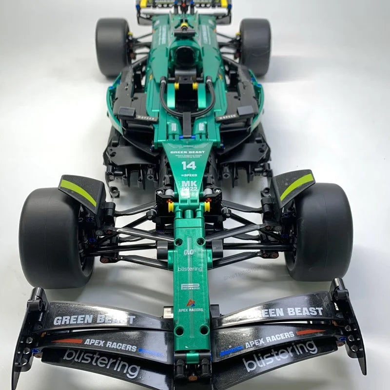 Aston Martin AMR25 F1 Blocos 1912 Peças - Carro de Corrida 1:8 | Blockz