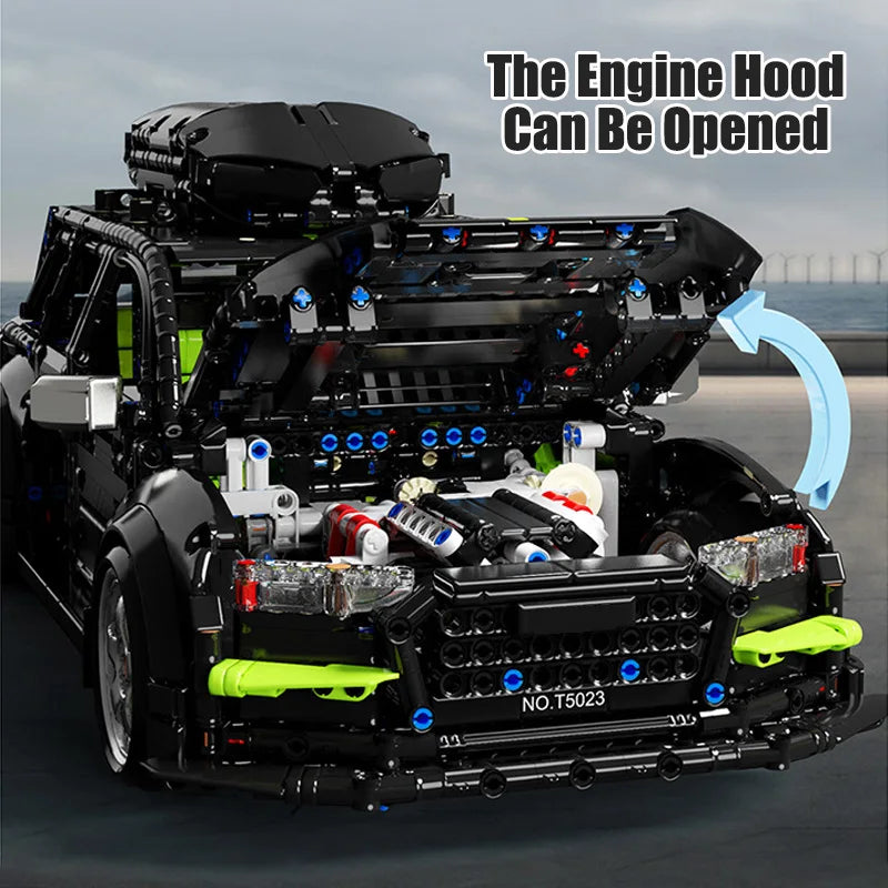 Audi RS6 High-Tech Blocos 2896 Peças - Carro Esportivo Premium | Blockz