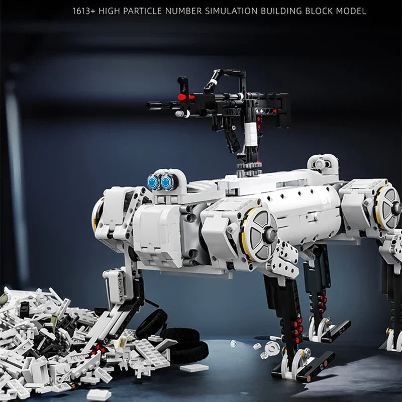 1613PCS Technical RC Robot Toys The MOC Unmanned Machine Dog Model Building Blocks Motorized Bricks Toys for Kid Christmas Gifts