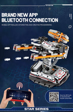 1298pcs City Remote Control Space Explorer Aviation Car Model Toys Building Blocks RC Vehicle Brick Set Toy For Children Gift