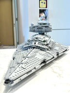 New MOC Cosmic Fighter Spaceship Model Building Blocks Ornament for Children and Boys as a Holiday Gift