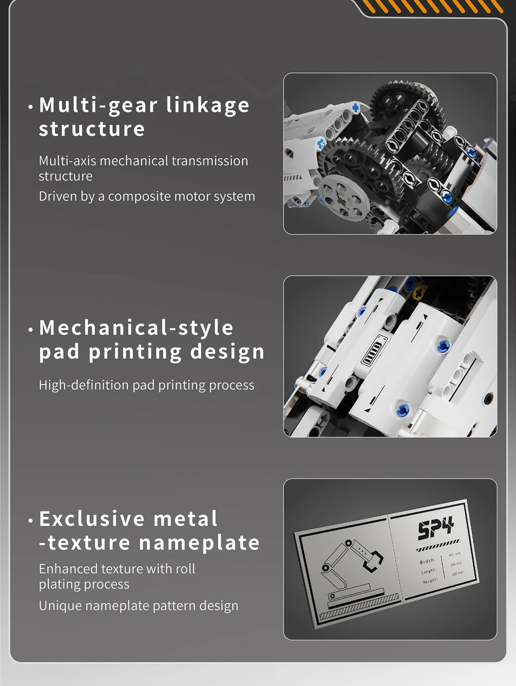 IN STOCK T2007 Technical Programming the Robotic Arm Building Blocks Bricks Assembling Model Toys for Boys Christmas Gifts Sets