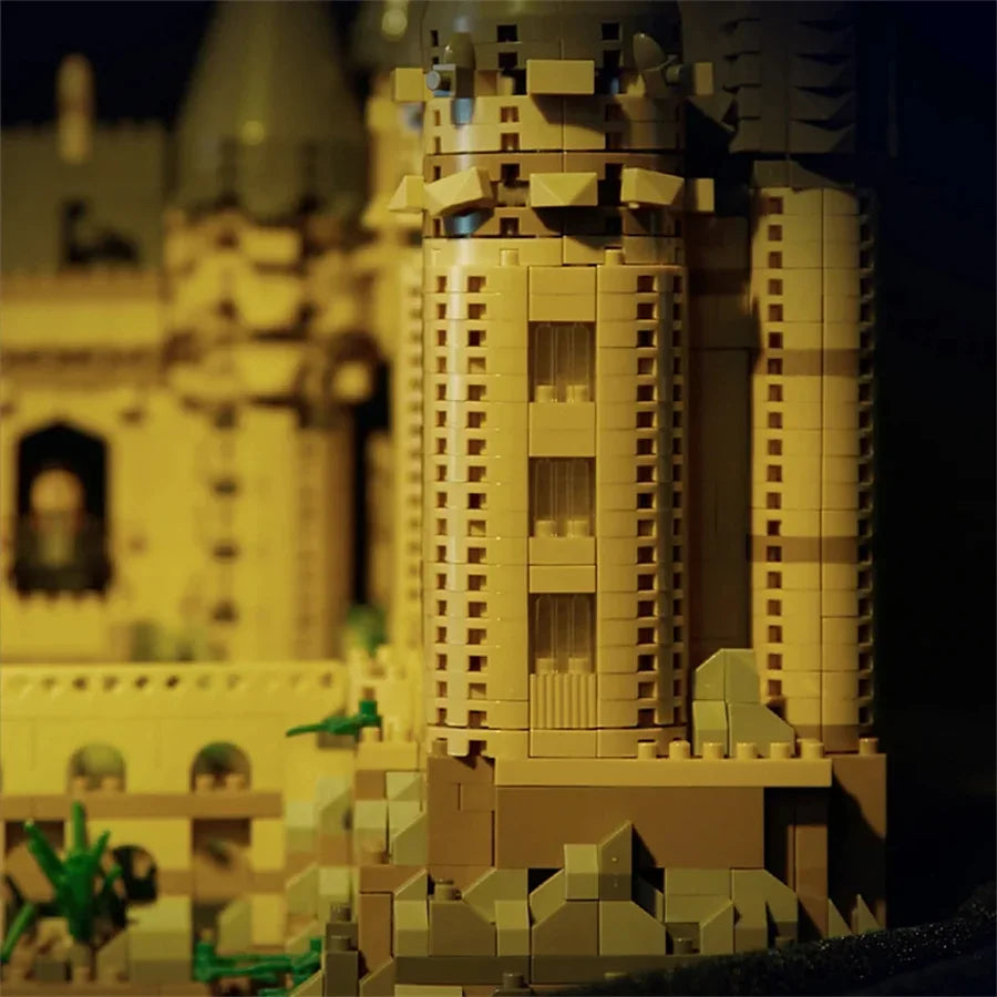 Castelo de Hogwarts Micro Blocos MOC - Arquitetura Mágica | Blockz
