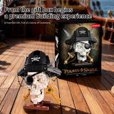 1167PCS Pirate Skull Double-Edged Cutlass Building Blocks Toys Home Decoration Ornaments Assembly Bricks Gifts For Kids Adults