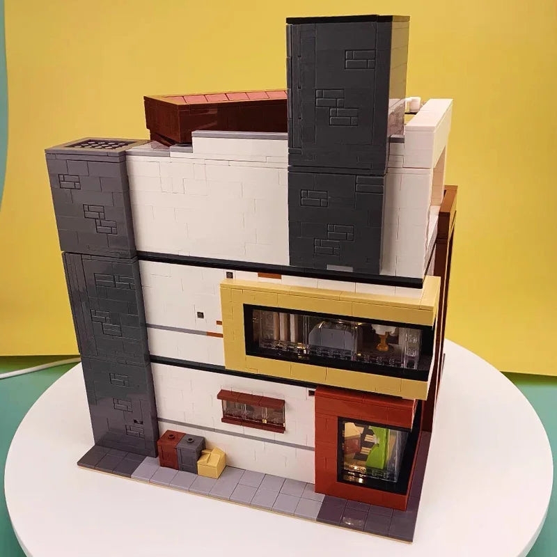 Vilas Modernas Blocos - Casas Estilo Coreano Modular MOC | Blockz