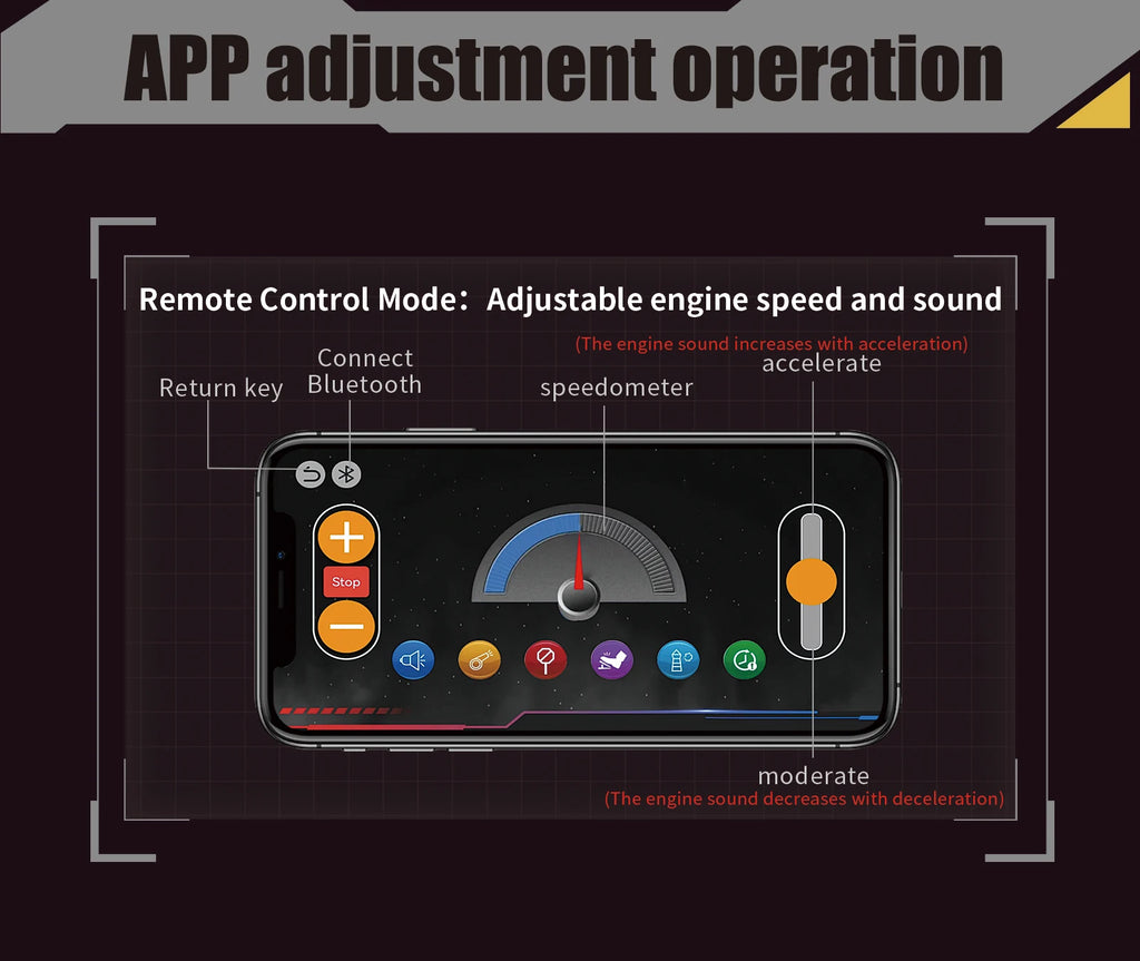 660Pcs MOC V8 Engine Model Motorized Kit with LED Lights Rechargeable APP Controlled Battery STEM Toy for Adults Kid K9620