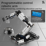 IN STOCK T2007 Technical Programming the Robotic Arm Building Blocks Bricks Assembling Model Toys for Boys Christmas Gifts Sets
