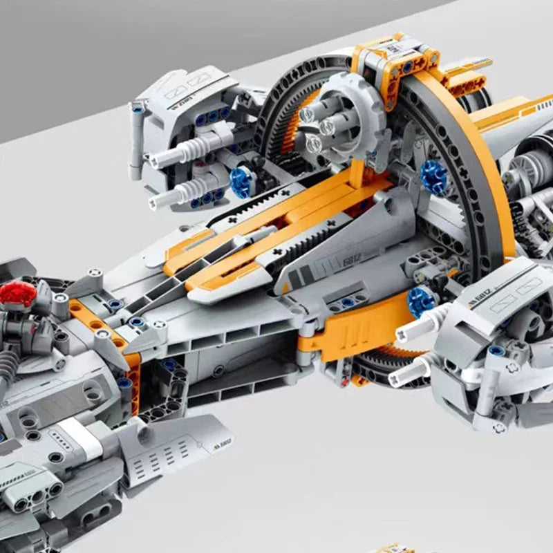 Caça Estelar Espacial Blocos 1020 Peças - Nave Interestelar DIY | Blockz