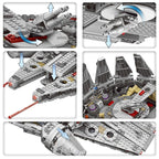 In Stock Falcon Spaceship Bricks Block Toy for Boys Gift for Kids Millennium Model Building Kits for Constructor Legoing 75105