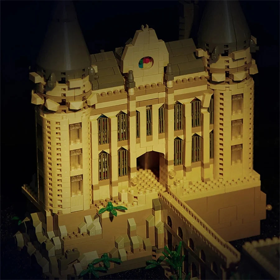 Castelo de Hogwarts Micro Blocos MOC - Arquitetura Mágica | Blockz