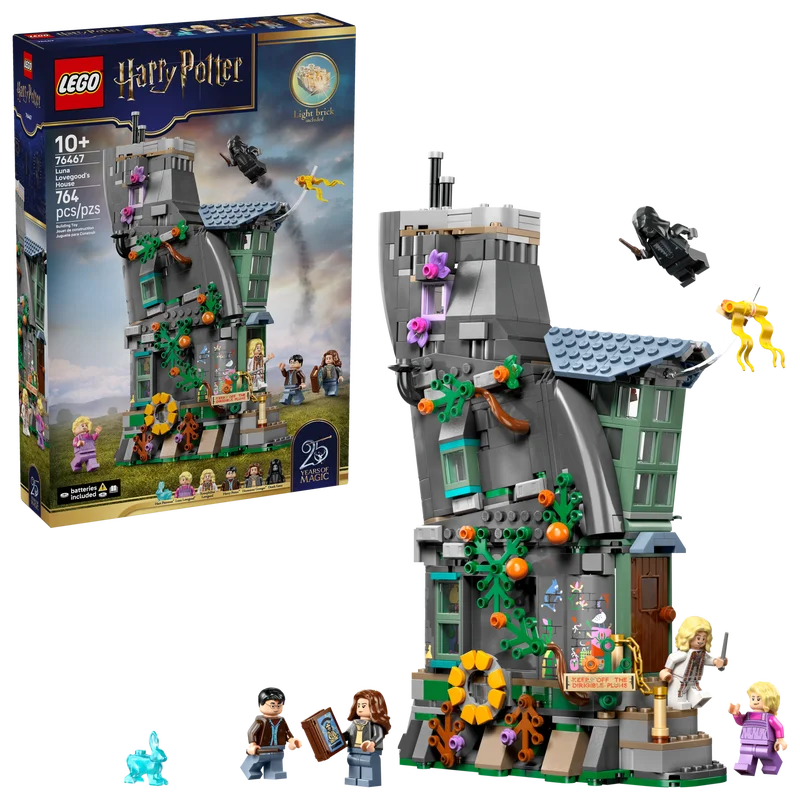 【Presale Jan.】LEGO® Harry Potter Model of Luna Lovegood’s Unique House 76467 Gift for Girls, Boys, Harry Potter Fans Ages 10+