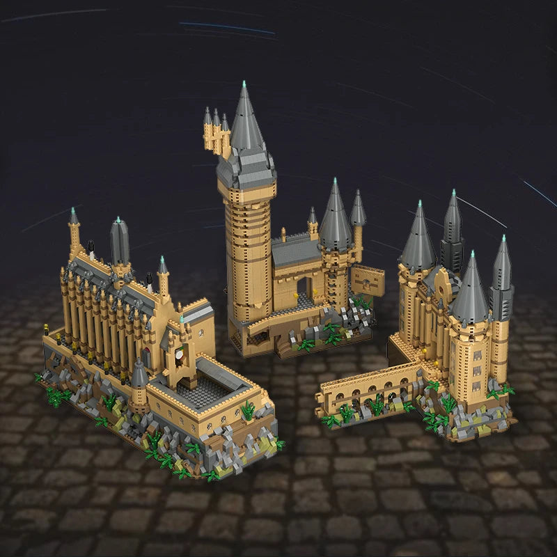 Castelo Medieval Mágico Micro Blocos 3.5mm - Harry Potter | Blockz
