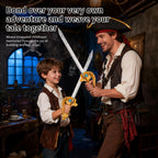 1167PCS Pirate Skull Double-Edged Cutlass Building Blocks Toys Home Decoration Ornaments Assembly Bricks Gifts For Kids Adults