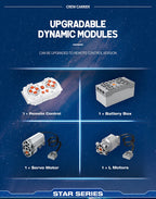 1298pcs City Remote Control Space Explorer Aviation Car Model Toys Building Blocks RC Vehicle Brick Set Toy For Children Gift