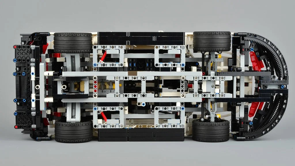 Carro de Corrida Técnico Blocos 1580 Peças - Escala 1:8 RC/LED | Blockz