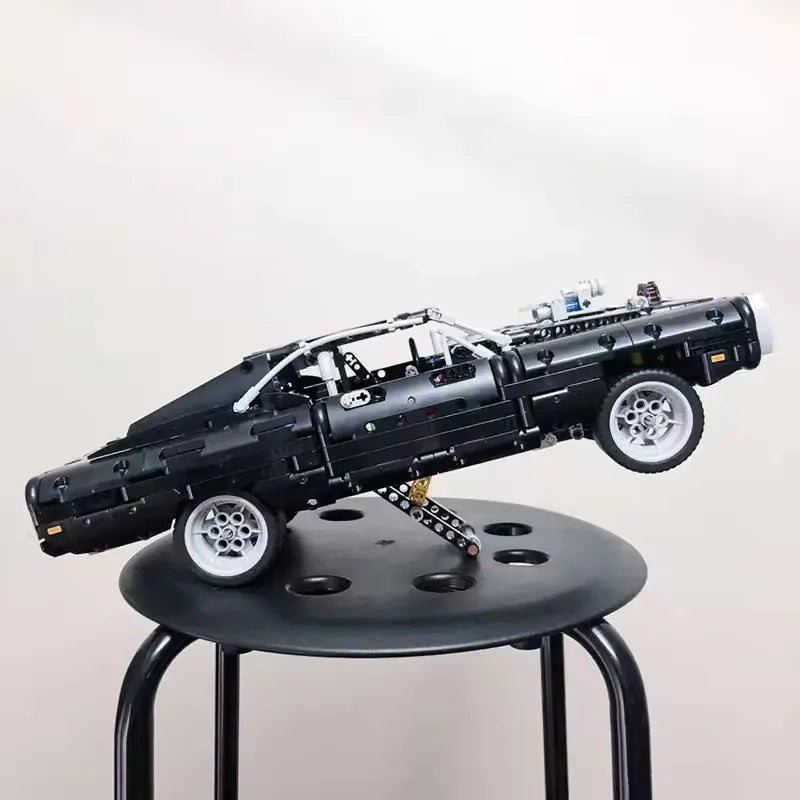 Technical Car Dodged Charger Racing Car Building Blocks Model Movie Fast And Furious Famous Vehicle 42111 Bricks Boy Toys Gifts