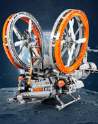 Caça Estelar Espacial Blocos 1020 Peças - Nave Interestelar DIY | Blockz