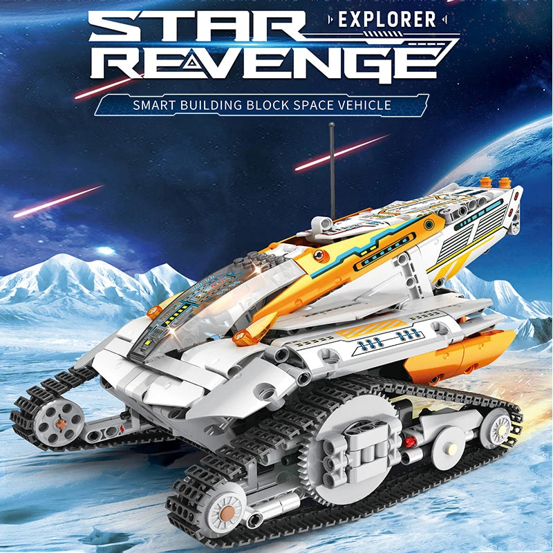 1298pcs City Remote Control Space Explorer Aviation Car Model Toys Building Blocks RC Vehicle Brick Set Toy For Children Gift