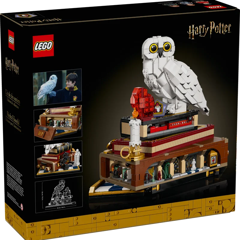 【Presale Jan.】LEGO® Harry Potter 25th anniversary Sorcerer’s Stone HEDWIG™ 3 MINIFIGURES 76466 Collectors’ 18+ 1571Pieces
