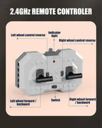 Technical 3 IN 1 City Engineering Car Excavator Bulldozer Transform RC Robot Model Building Blocks Bricks Toys For Children Gift