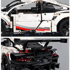 Carro de Corrida Técnico Blocos 1580 Peças - Escala 1:8 RC/LED | Blockz