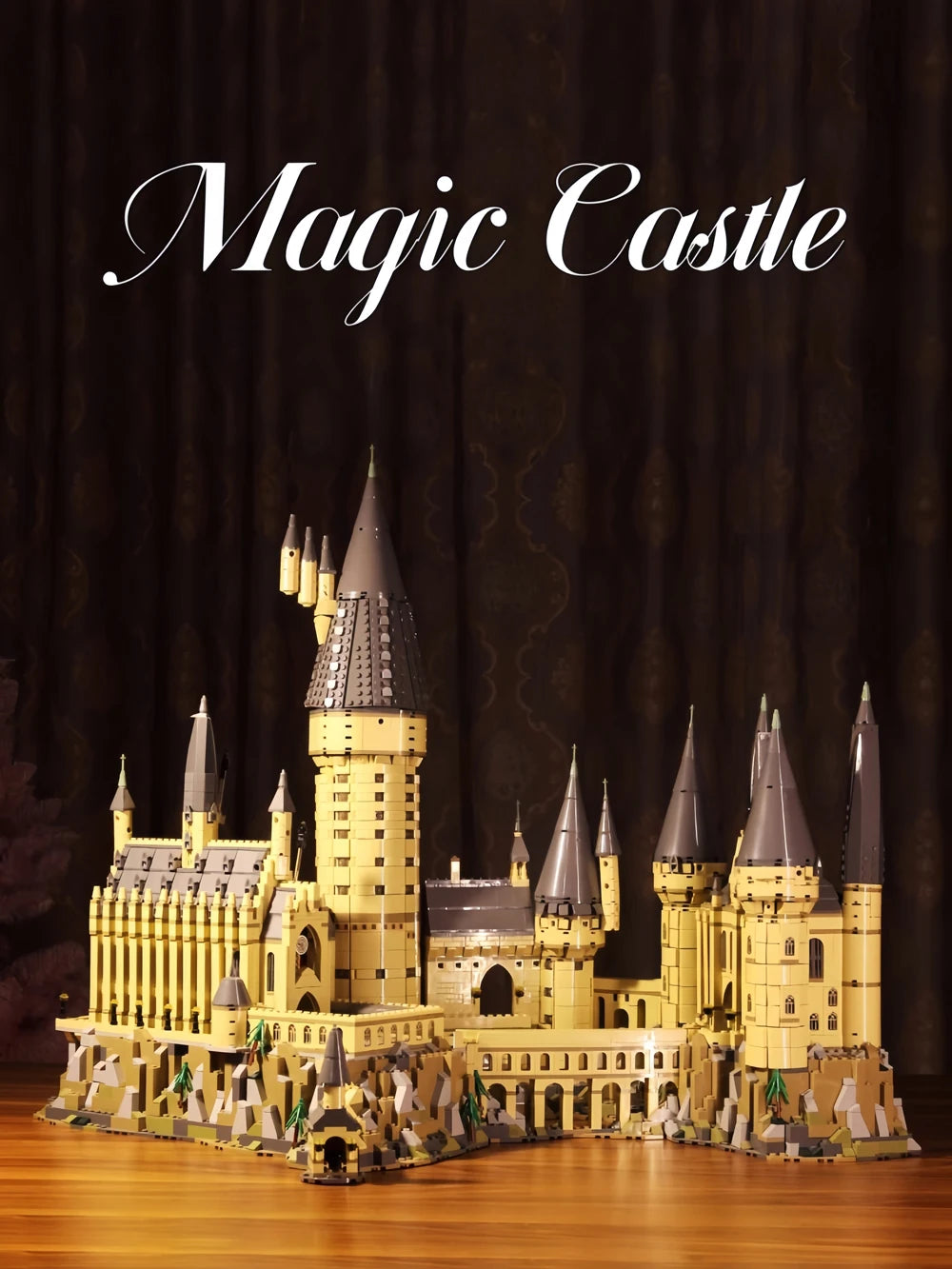 Castelo de Hogwarts Micro Blocos MOC - Arquitetura Mágica | Blockz