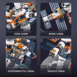 Estação Espacial Globo Transparente Blocos - Tecnologia High Tech | Blockz