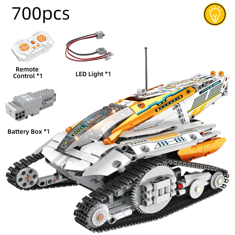 1298pcs City Remote Control Space Explorer Aviation Car Model Toys Building Blocks RC Vehicle Brick Set Toy For Children Gift