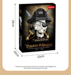 1167PCS Pirate Skull Double-Edged Cutlass Building Blocks Toys Home Decoration Ornaments Assembly Bricks Gifts For Kids Adults