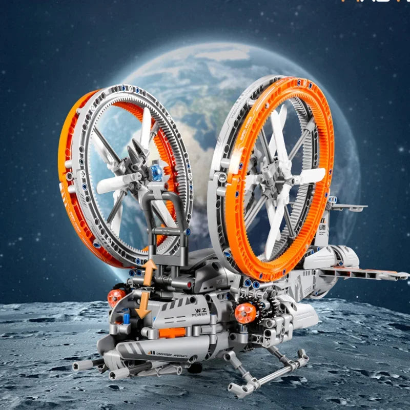 Caça Estelar Espacial Blocos 1020 Peças - Nave Interestelar DIY | Blockz